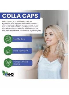 AMS Collacaps Hydrolysed Collagen Tablet (60 Pieces)  - Image 4
