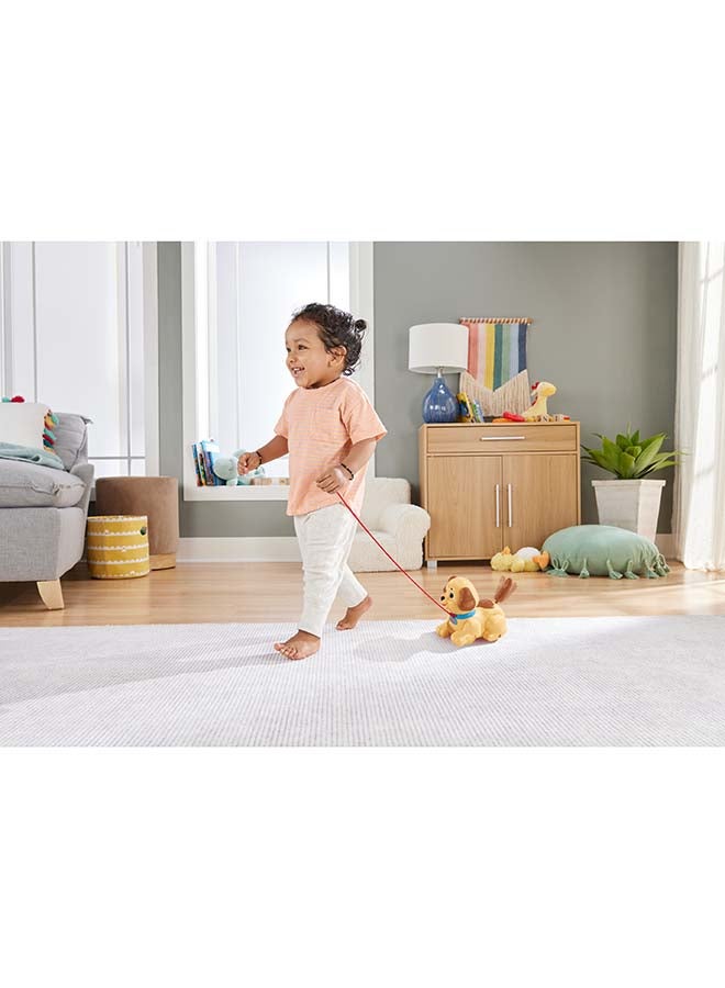 Fisher-Price Toddler Toy Lil’ Snoopy Pull-Along Puppy Dog, Walking Activity for Developmental Play Infants Ages 1+ Years - Image 2