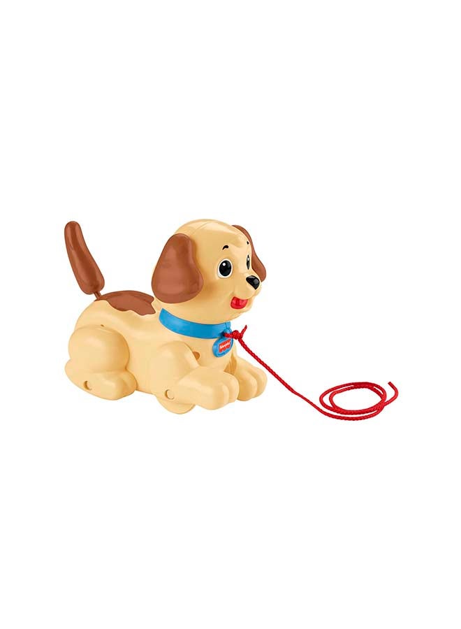 Fisher-Price Toddler Toy Lil’ Snoopy Pull-Along Puppy Dog, Walking Activity for Developmental Play Infants Ages 1+ Years - Image 1