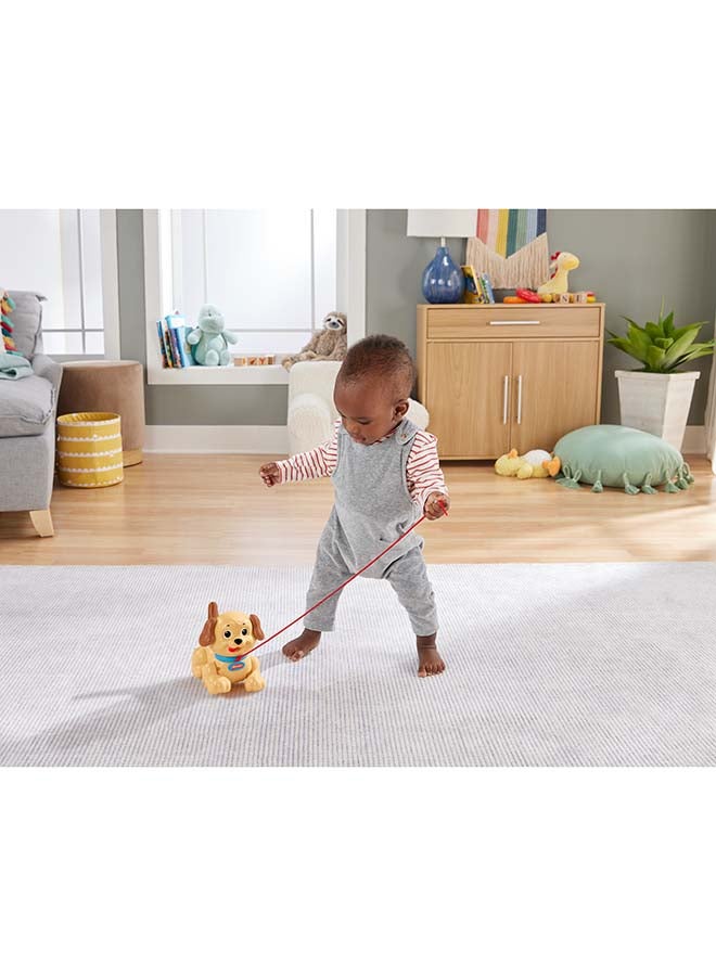 Fisher-Price Toddler Toy Lil’ Snoopy Pull-Along Puppy Dog, Walking Activity for Developmental Play Infants Ages 1+ Years - Image 3