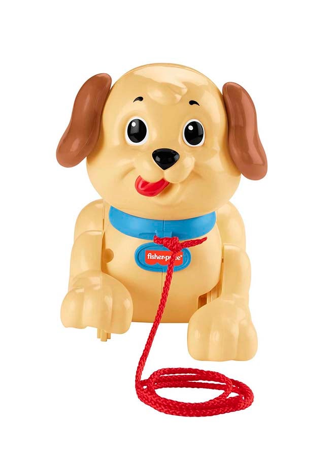Fisher-Price Toddler Toy Lil’ Snoopy Pull-Along Puppy Dog, Walking Activity for Developmental Play Infants Ages 1+ Years - Image 4