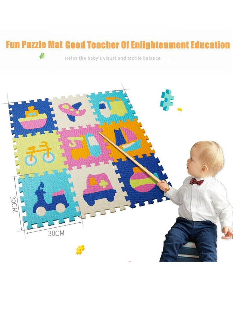 Cool Baby COOLBABY Fun Little Toys Baby Play Mat With Playpen Baby Play Mat EVA Foam Puzzle Mat Set Of 25 Waterproof Baby Crawl Mats For Home Playroom Perfect Toddler Playroom Crawl Play Mat - Image 5