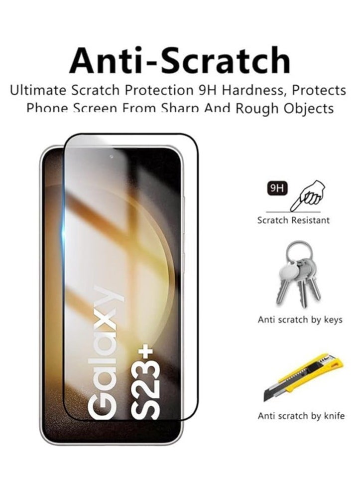Generic - Glass for Samsung Galaxy S23 Plus Screen Protector Tempered Glass Full Glue Edge-to-Edge Protector for Samsung Galaxy S23 Plus - Image 1