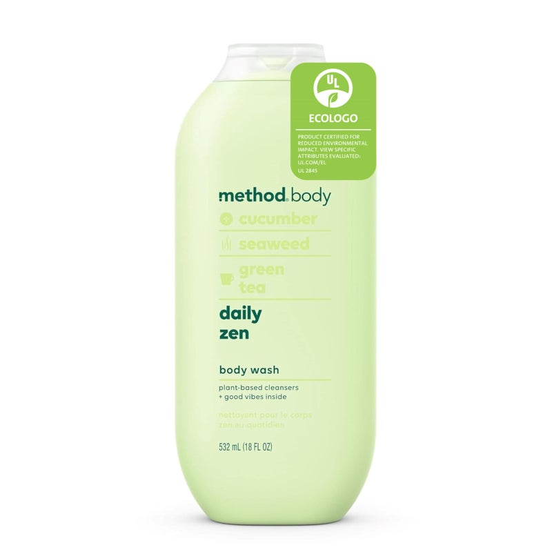 Method Body Wash Daily Zen Paraben and Phthalate Free 18 oz Pack of 1