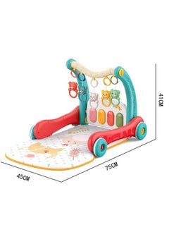 Generic 2-in-1 baby walker with piano keys and hanging toys  - Image 4