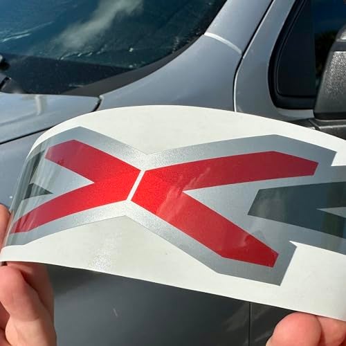 GOLD HOOK 4x4 Decals for Chevy Silverado, Replacement Bedside Stickers Premium Series (Metallic Finish), Set of 2 - Image 5