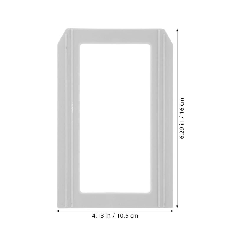 Magnetic Label Holders for Shelves Cabinets 2 Pack Grey Frames Quick Item Identification - Image 3