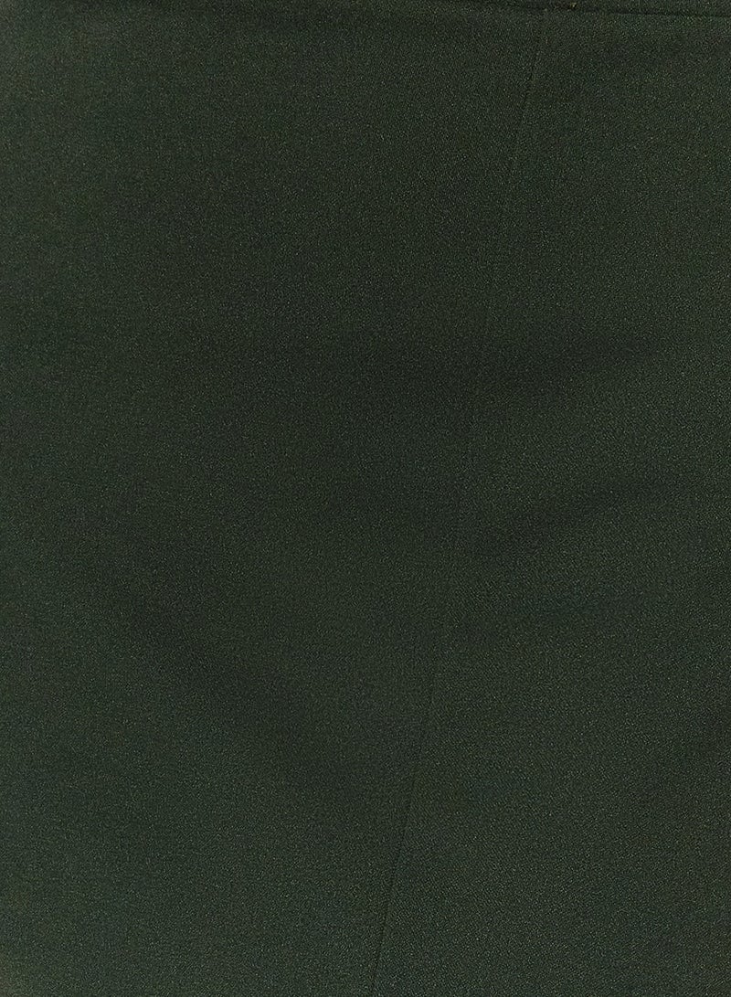 trendyol Khaki Smart Crepe Slit Detailed Maxi High Waist Stretch Knitted Skirt TWOSS23ET00351 - Image 4