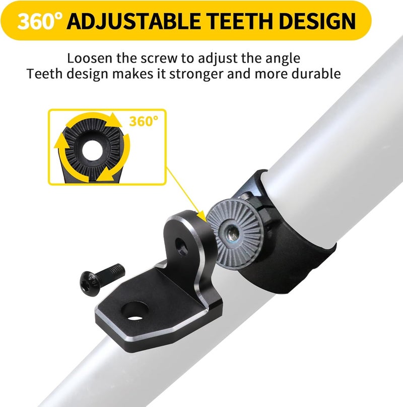 RERPRO Light Bar Mounts for UTV ATV - LED Whip Light Mounting Brackets, 1 Pack Aluminum Alloy - Image 4