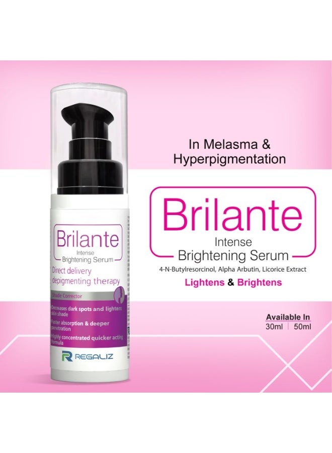 Regaliz Brilante Intense Brightening Serum | Advanced Dark Spot & Hyperpigmentation Treatment | Evens Skin Tone, Reduces Acne Scars, and Enhances Radiance | 50ml - Image 2