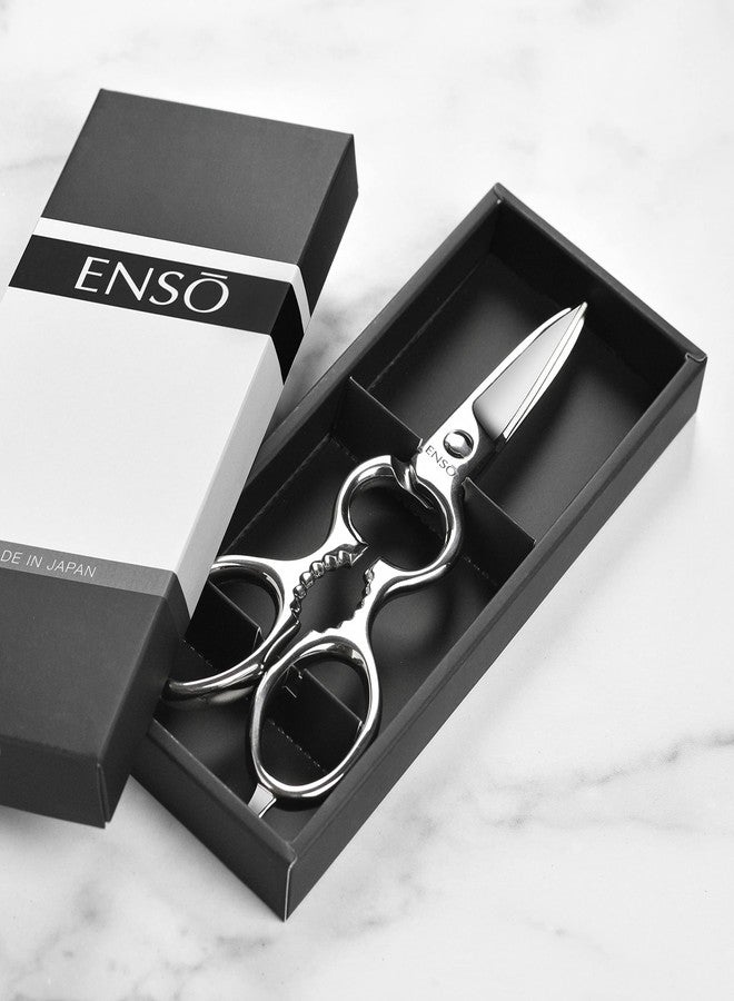 Enso Kitchen Shears - Made in Japan - Multipurpose Take-Apart Forged Stainless Steel Scissors - Image 2