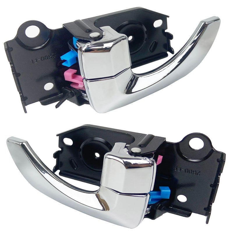 Cheriezing Inside Interior Door Handle Compatible with Hyundai 20012006 Santa Fe Front Left Driver Front Right Passenger Side 1 Pair - Image 3
