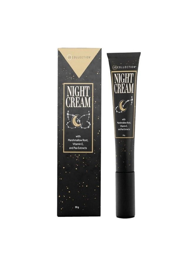 JO COLLECTION Night Cream With Marshmallow Root Vitamin E Pea Extracts And Jojoba Esters ; Moisturizes Nourishes Hydrates Balances Protects And Repairs ; 50G  - Image 2