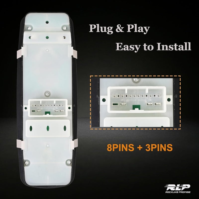 RLP Driver Side Master Power Window Switch for Dodge Durango - Image 3