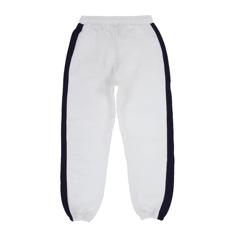 playmore Kids Unisex Sweatpants – Off White & Navy - Image 2