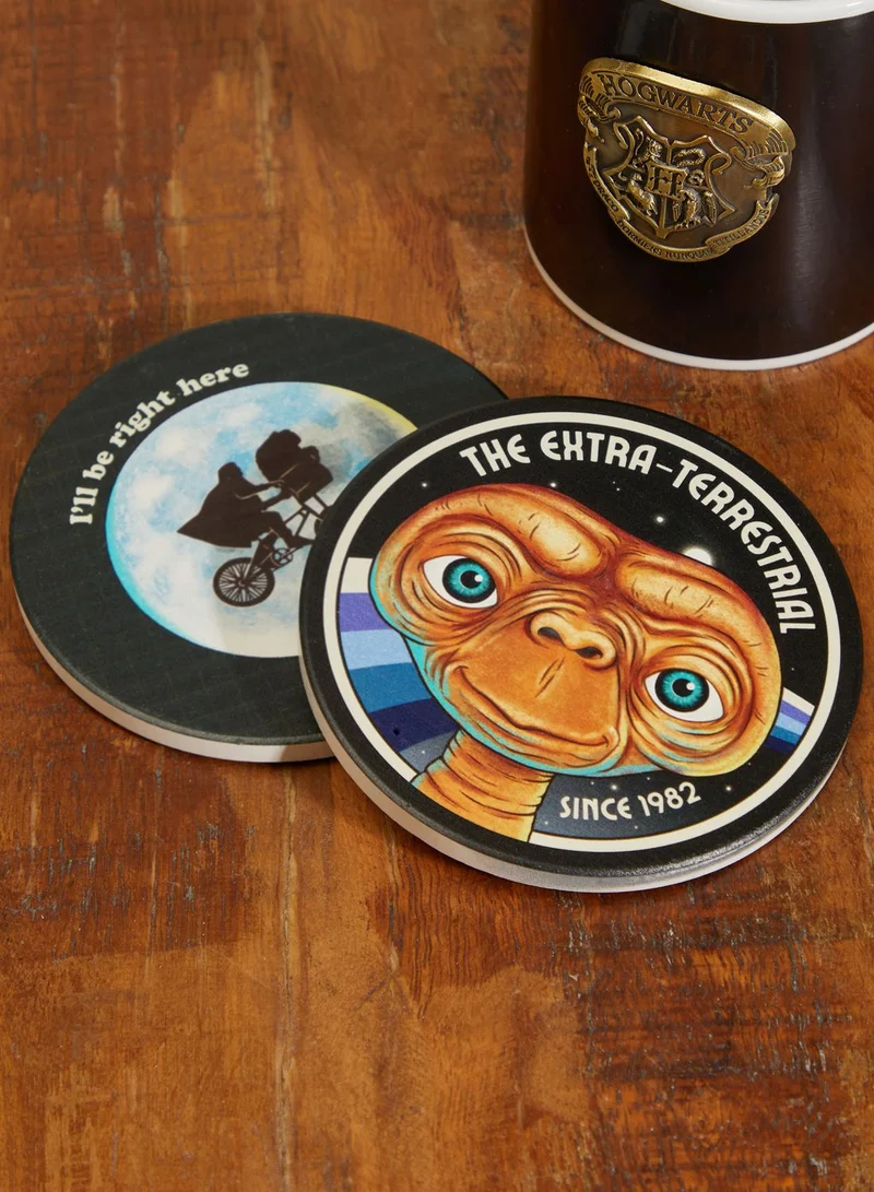 Half Moon Bay Set Of 2 E.T. Ceramic Coasters