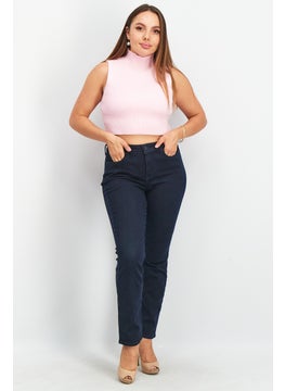 NYDJ Women Slim Fit Sheri Non Stretchable Denim Jeans, Rinse  - Image 2