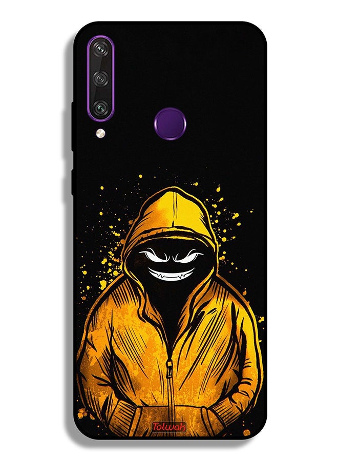 Tolwak Huawei Y6p Protective Case Cover Marshmallow Boy Art - Image 2