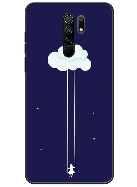 Protective Case Cover For Xiaomi Redmi 9 Girl Hanging Cloud