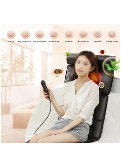XiuWoo Back Massager With Remote Control, Warm Back Massager, Deep Tissue Pain Relief, Upgraded 6-Button Panel, Multi-Function Portable Massage Pad, Perfect Gifts For Your Family,Brown  - Image 4