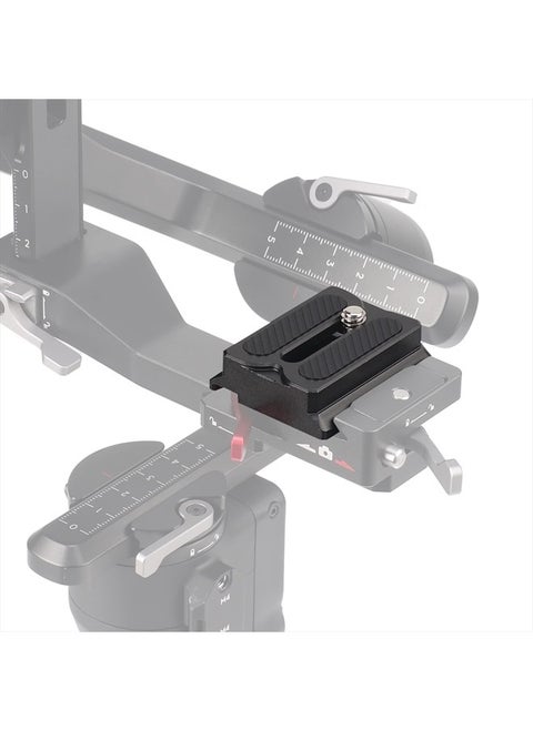 Upper Quick Release Baseplate QR Plate for DJI Ronin RS3 Mini Gimbal Stabilizer, Compatible with RS2 RSC2 RS3 Pro Arca-Swiss Standard Camera Tripod Ballhead