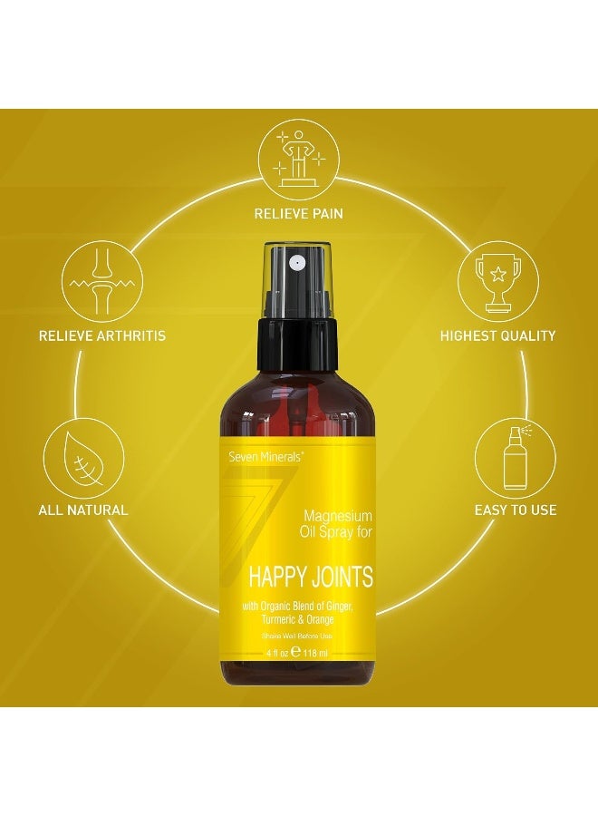 Seven Minerals Magnesium Joint and Arthritis Pain Relief Spray