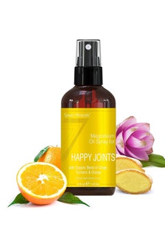 Magnesium Happy Joints Spray - Powerful USA Made Magnesium Oil Blend with Organic Essential Oils (Turmeric, Ginger and Orange) -  4 oz - pzsku/Z3A8C624AA02B16AF62A3Z/45/_/1695729907/e4a058e1-d3e4-490b-81e1-611c68360104