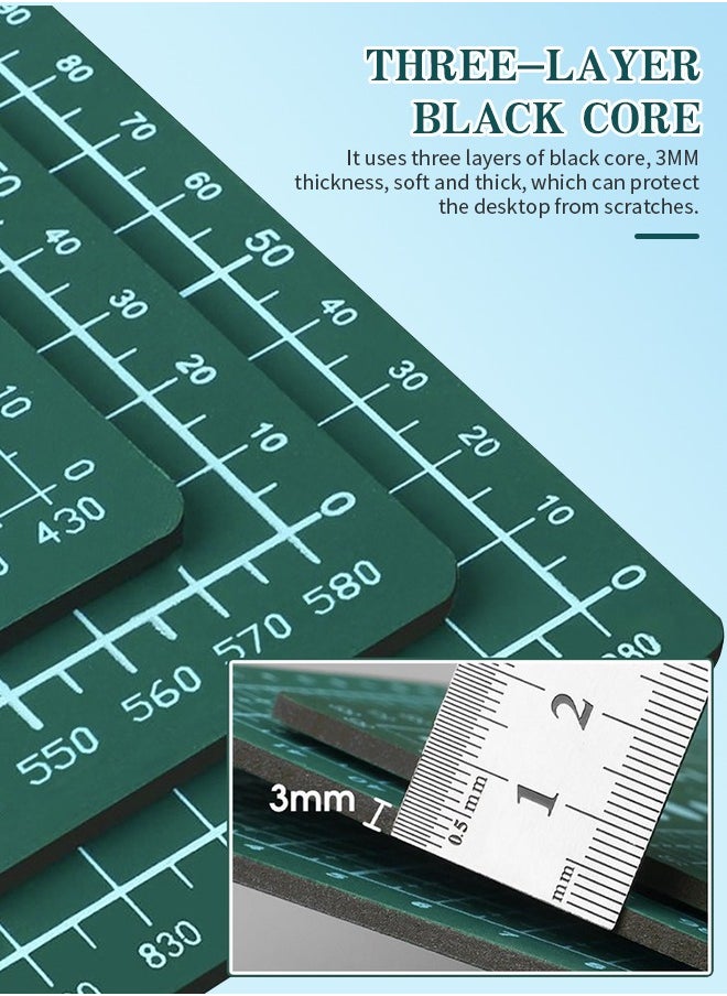 Generic - A3 Cutting Mat 3mm Thick Double-Sided Anti-Cut Soft Table Mat, Suitable for Painting, Art, Tailoring - Image 1
