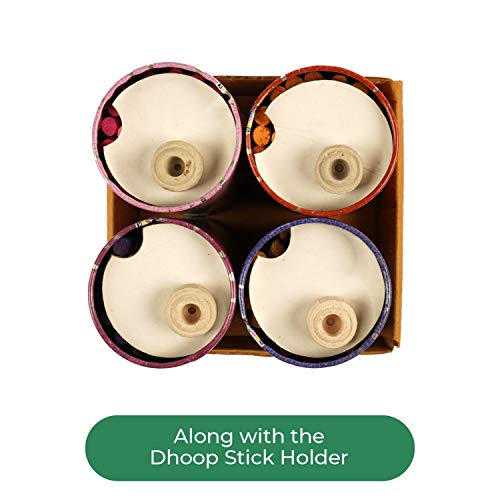 Anant Aromatic Rose, Lavender, Fantasy, Feriha Incense Dhoop Sticks Combo with Holder - Pack of 4 (35 Stick Each) - Image 5