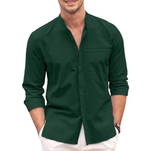 Bellstone Men's Solid Cotton Shirt | Casual | Plain | Full Sleeve | Summer-Regular Fit| Men Stylish Shirt | Everyday Formal Wear |Soft Breathable Fabric | Everyday Smart Casual Wear - Image 1