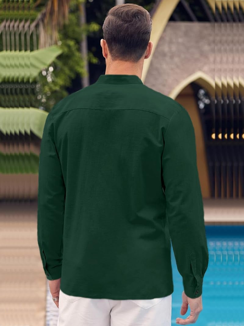 Bellstone Men's Solid Cotton Shirt | Casual | Plain | Full Sleeve | Summer-Regular Fit| Men Stylish Shirt | Everyday Formal Wear |Soft Breathable Fabric | Everyday Smart Casual Wear - Image 2