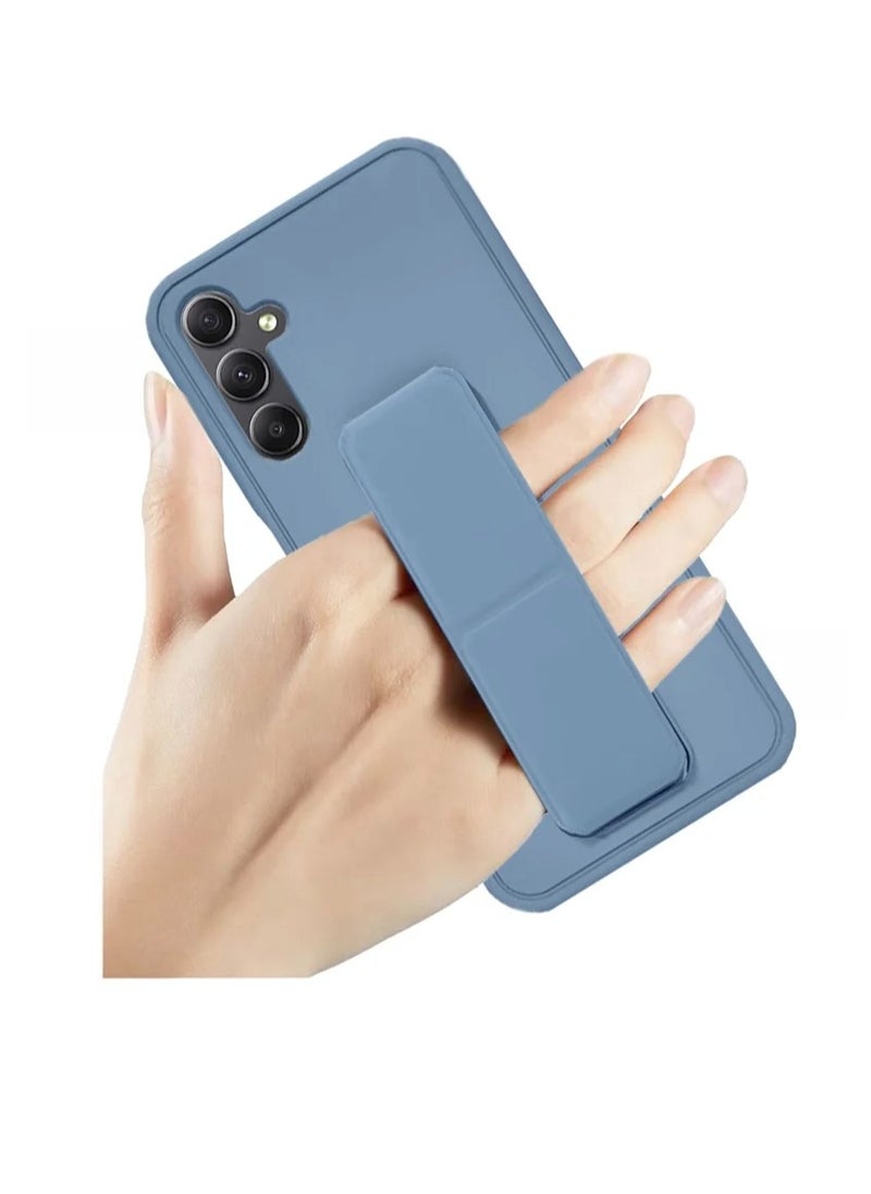 ARMOR - Case Cover For Samsung Galaxy A16 With Magnetic Hand Grip 3 in 1 Sky Blue - Image 1