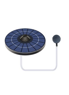 Solar Pond Aerator Oxygen Pump With Air Hose and Bubble Stone Floating Water Pond Aerator Fish Tank Oxygenator for Birdbath Fountain Small Pond Water Circulation