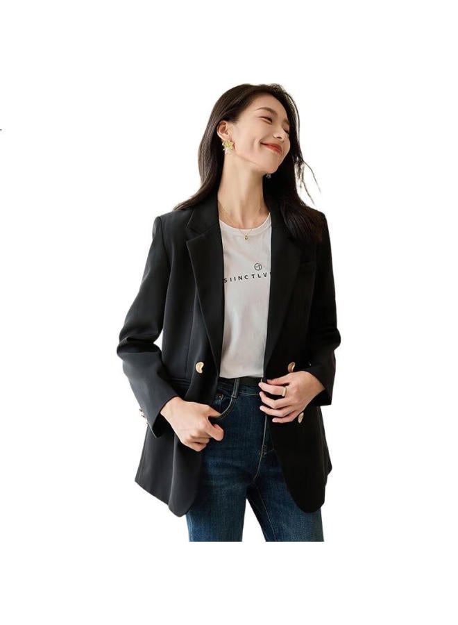 First Application Chushen Chunqiu Women'S Blazer, Retro High-End Fashion, Elegant Office Casual Jacket, Outerwear S143U6009 - Image 1