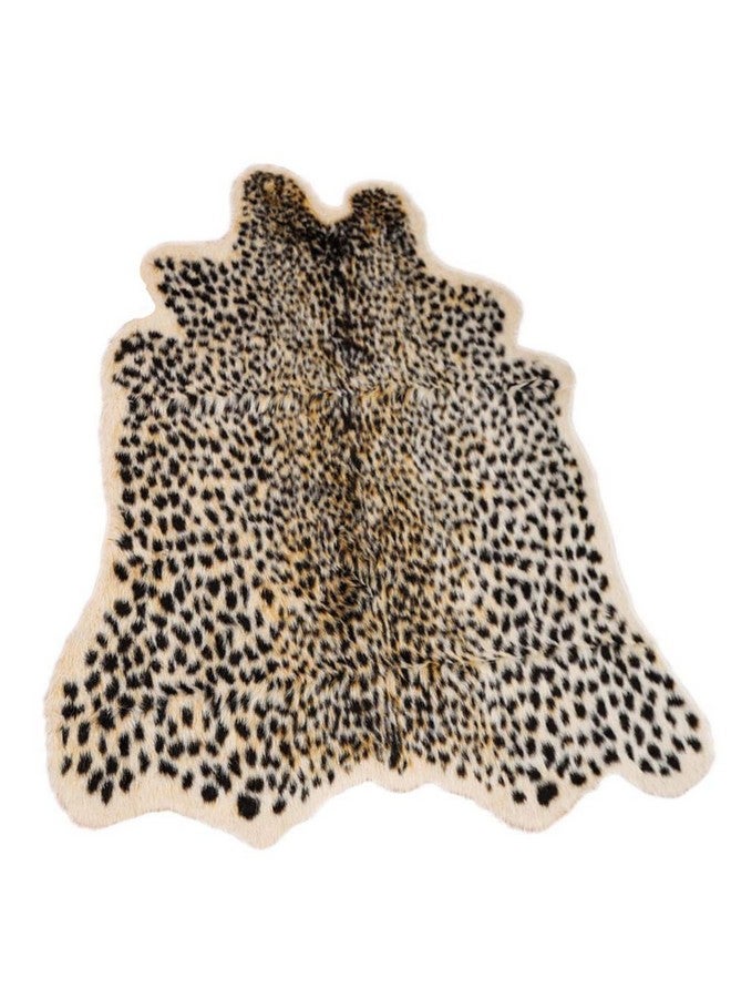 Seek4comfortable Leopard Print Rug, Faux Cowhide Cheetah Skin Rug Animal Printed Area Rug Carpet For Home Office, Livingroom, Bedroom - Image 1