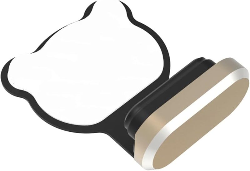 Golden Alloy USB C Port Covers Silicone Plugs Protects Charging Port from Dirt Debris for Phones Tablets - Image 1