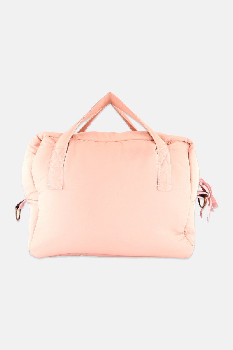 Citron Women Solid Satchel Bag 32 H 45 L 25 W cm, Pink - Image 3