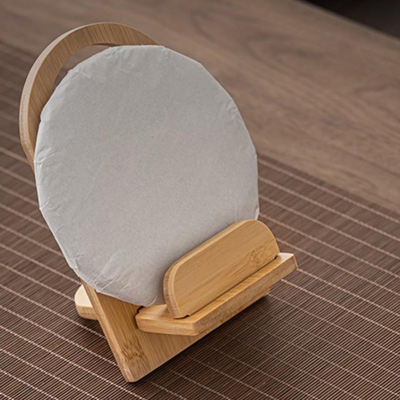 Bamboo Tea Cake Display Stand Decorative Holder For Home Storage And Organization - Image 5