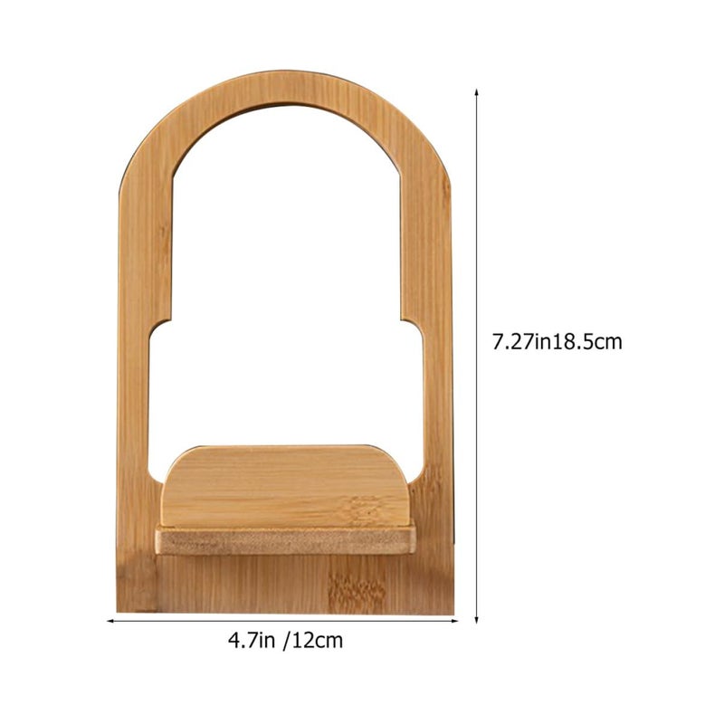 Bamboo Tea Cake Display Stand Decorative Holder For Home Storage And Organization - Image 3