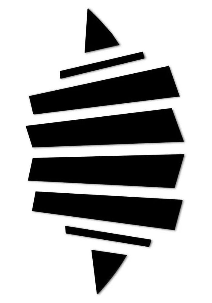 QASULER 8PCS Polished Pillar Posts for Hyundai Elantra 2017-2018 - Image 2