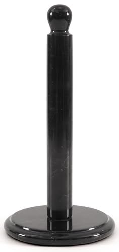 Radicaln Black Marble Paper Towel Holder Countertop 125 Inch Towel Stand for Bathroom Kitchen Premium Handmade Countertop Towel Holder Elegant Durable Design - Image 1