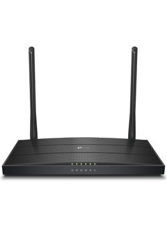 Tp-link Tl XC220-G3V AC1200 Wireless 4 Gigabit Port, 1 VOIP Port, XPON Wireless Fiber Router (Black, Dual Band) with 2 External Dual Band Antennas, Easy Remote Management  - Image 1