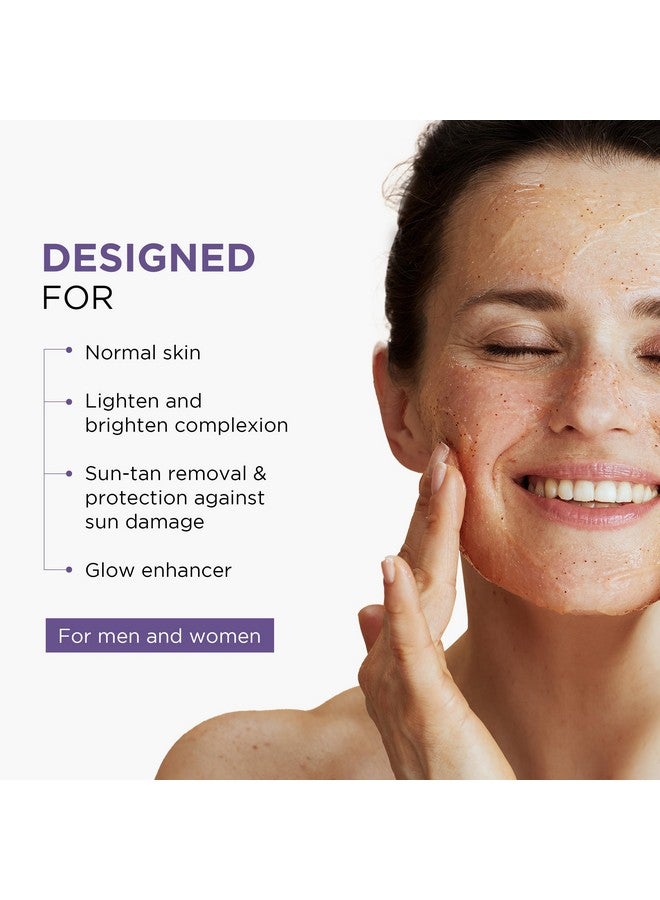 OSHEA Herbals Glopure Lightening Face Scrub For All Skin Types | Glow, Exfoliation & Remove Impurities | Enriched With Blackberry & Licorice Extracts - 100G - Image 2