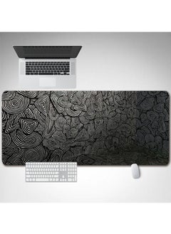 Minimalist Design Gaming Mouse Pad Extended Large Mat Desk Pad Stitched Edges Mousepad Long Mouse Pad And Non-Slip Rubber Base Mice Pad 900x400x4mm
