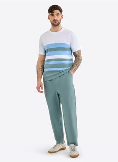 NAUTICA Contrast Striped Regular Fit Premium Cotton Crew Neck T-shirt  - Image 4