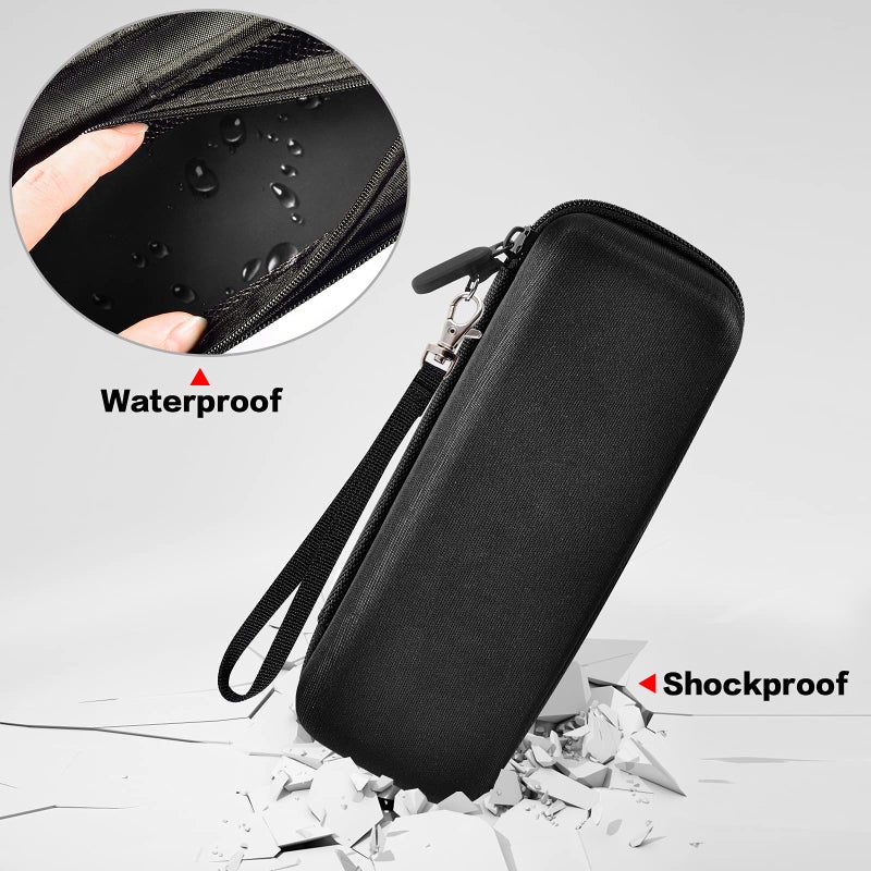 Comecase Toothbrush Travel Case Compatible with Oral-B Pro 1000, 2000, 3000, 3500, 1500/ for Philips Sonicare ProtectiveClean 4100 5100 Electric Toothbrush with Mesh Pocket for Accessories - Black (Bag Only) - Image 3