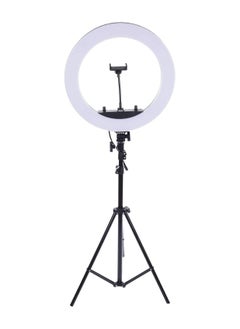 HQ HQ-18  18inch Live Stream Led Soft Ring Light With 360 Degree Rotation Mobile Holder Bag And 2.1 Meter Stand  - Image 1