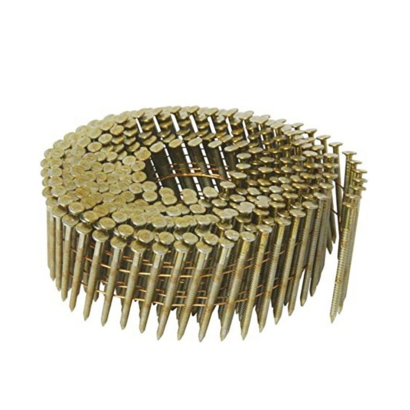 Metabo HPT Mini Wire Coil Nails 2 Inch x 083 Ring Shank 304 Stainless Steel 1400 Count 1231HPT