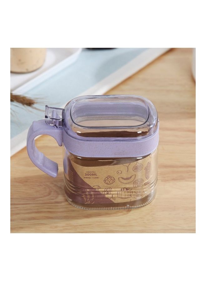 NIBEMINENT Seasoning Can Clear/Brown/Purple 13.1x9.8x9.5cm