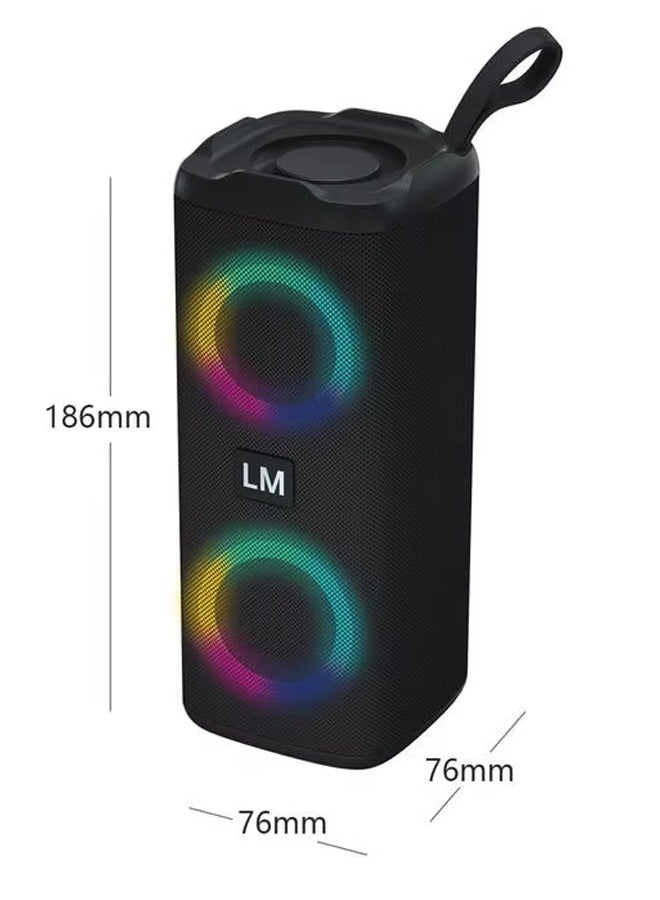 Wireless Bluetooth Speaker Bluetooth Party Speaker Portable Mini Speaker With Bluetooth Bluetooth Boombox Speaker Portable Bluetooth Speakers with Carry Handle Outdoor Wireless Speaker Wireless Pair - Image 2